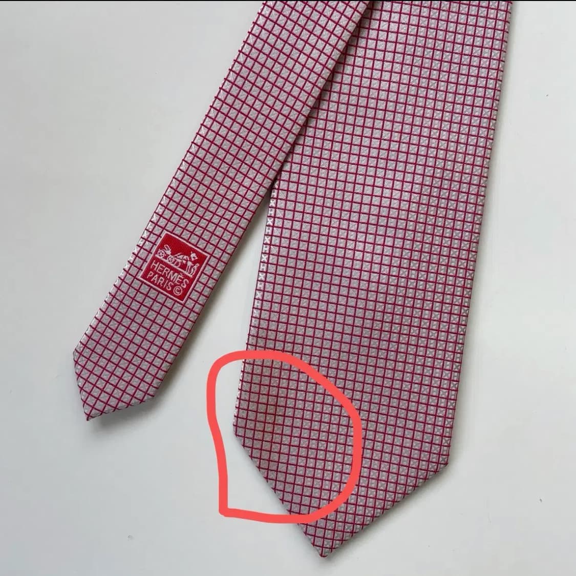 에르메스(HERMES) H 모노그램 명품 정품 넥타이 상품이미지9