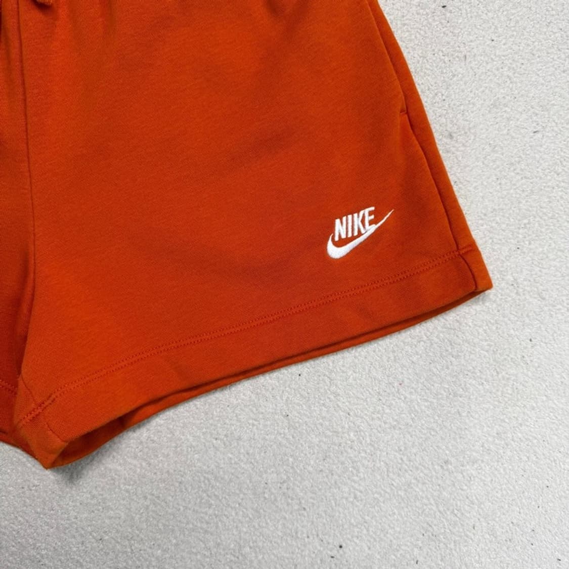 NIKE 에센셜 프렌치 테리 숏팬츠 오렌지 M 상품이미지3