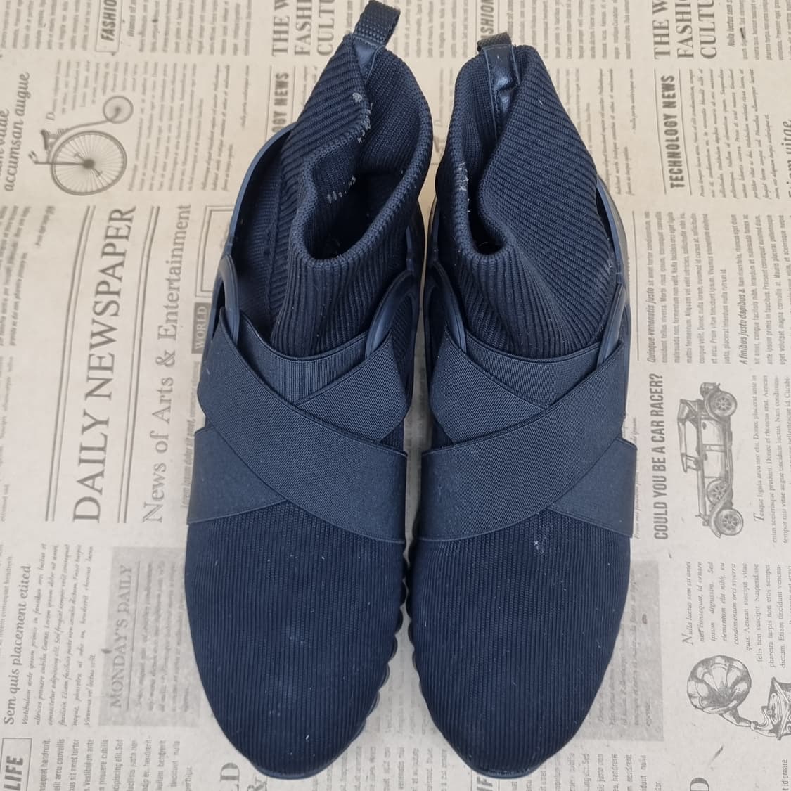 페라가모 블랙 니트 스니커즈230 상품이미지2