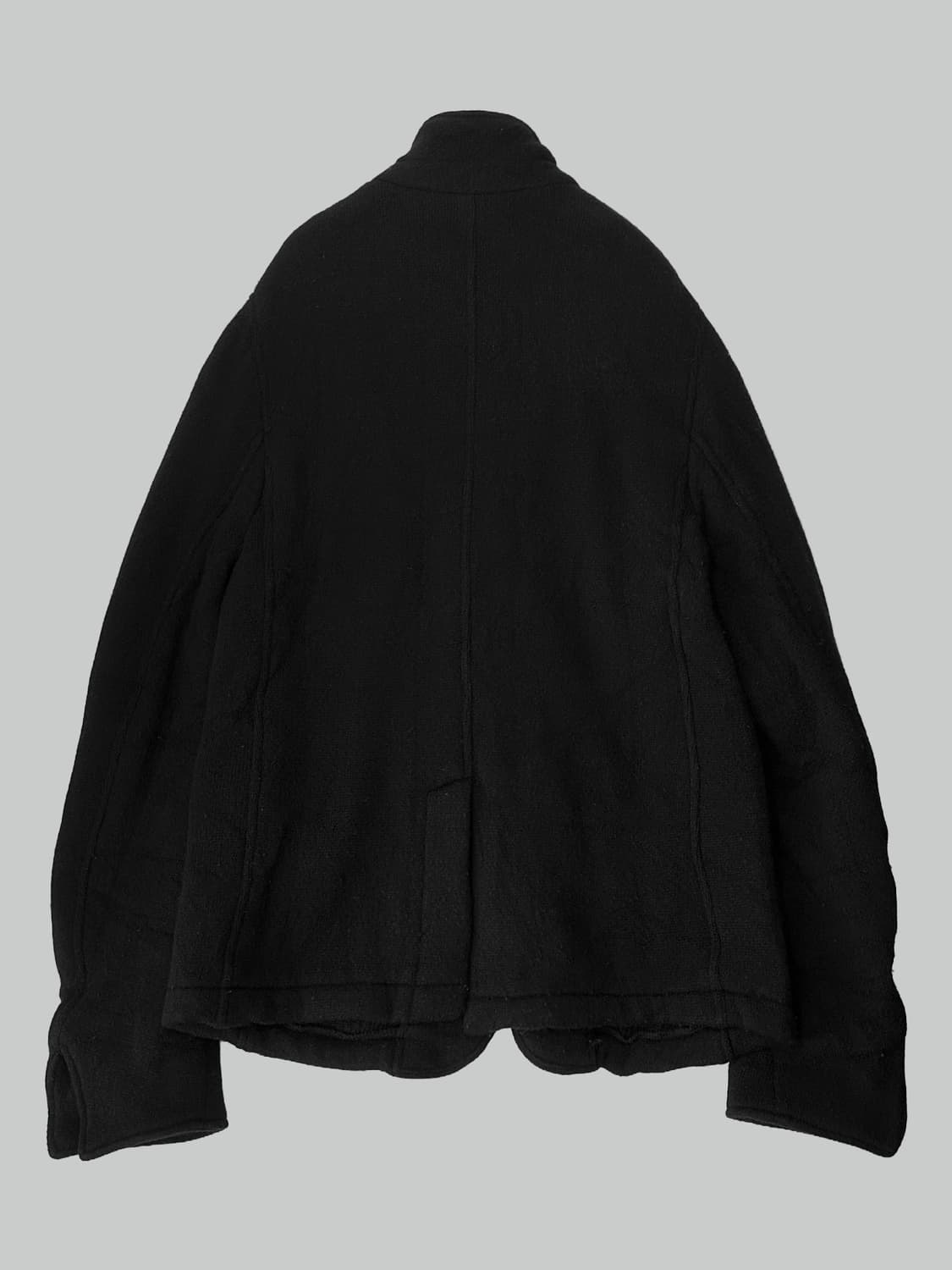 언더커버 19aw 축융 울 니트 블레이저 블랙 상품이미지6