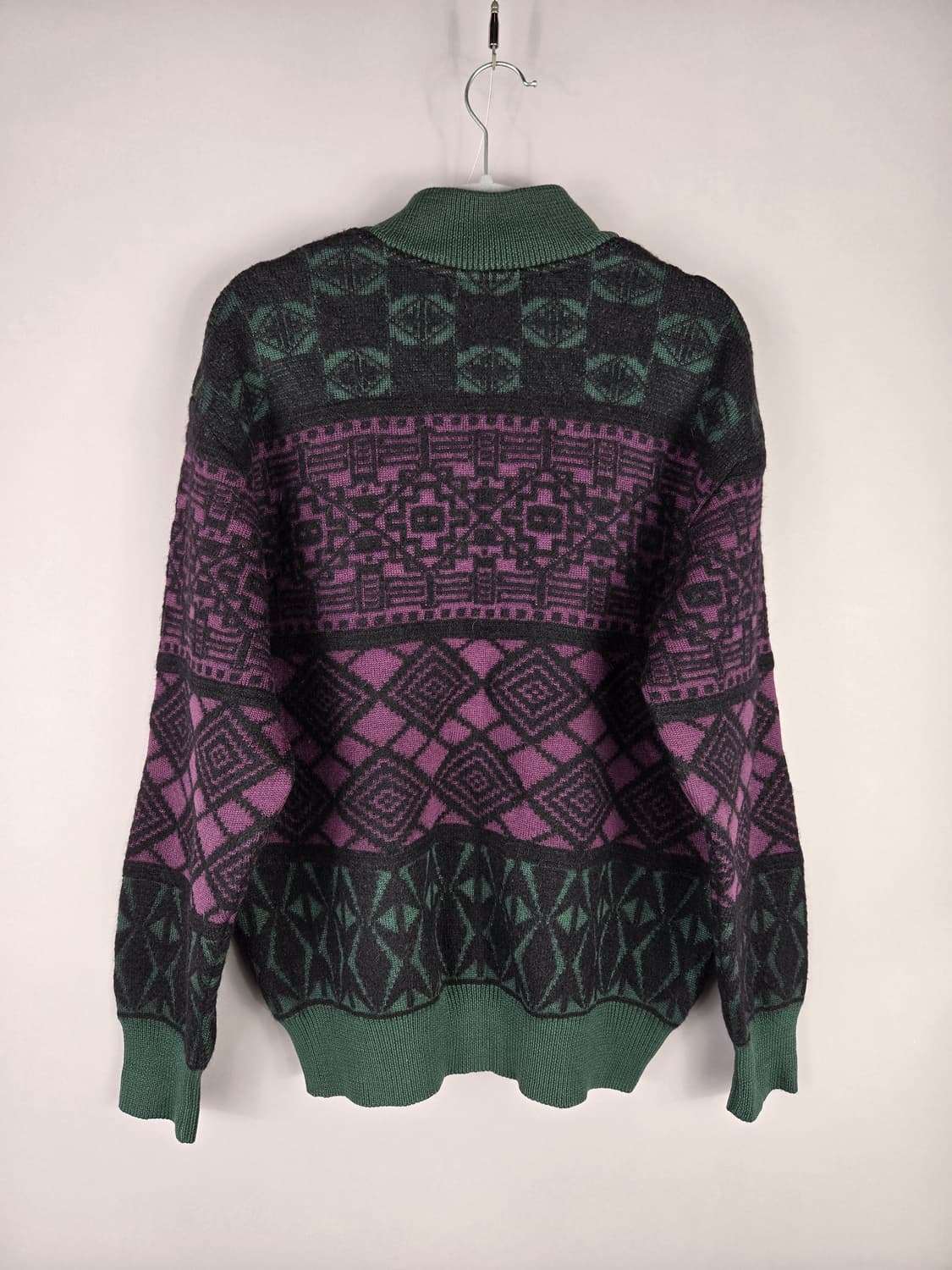 [무료배송]입생로랑 105 빈티지 남성 울 혼방 패턴 니트 상품이미지7