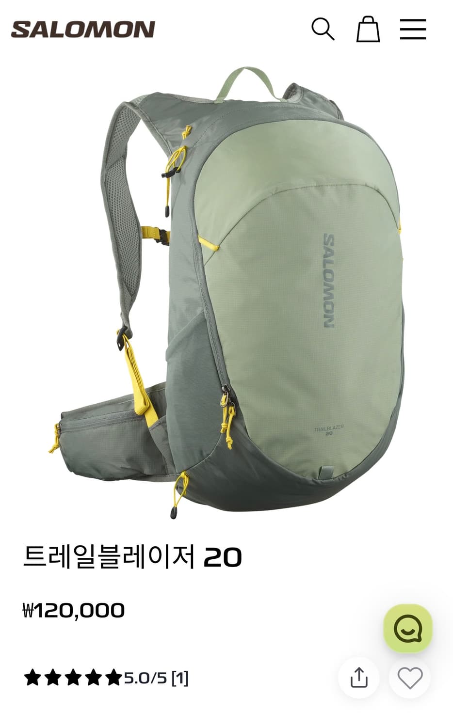 살로몬 백팩 팝니다 상품이미지1