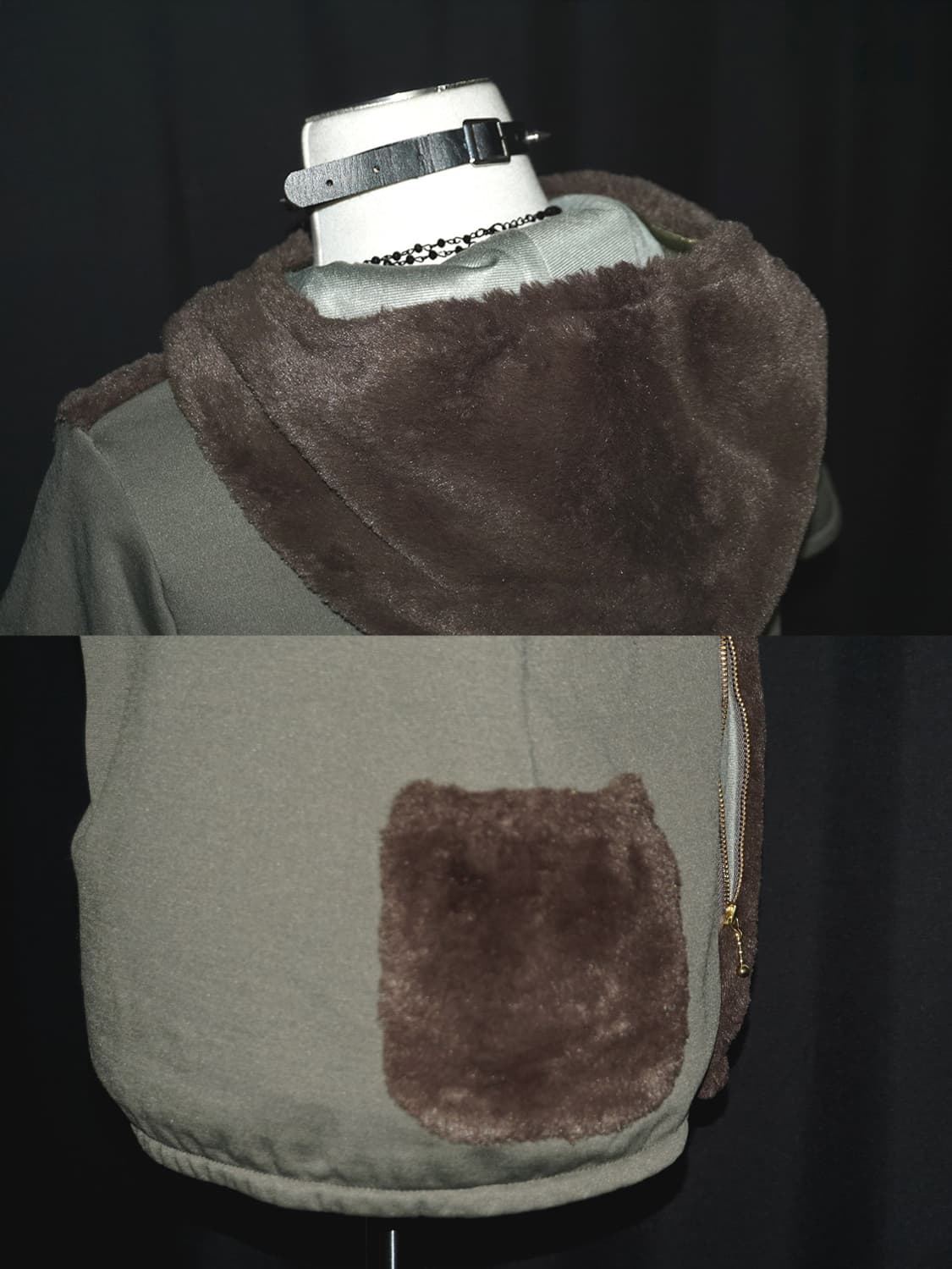 (dance with dragon) punk fur hood 상품이미지6