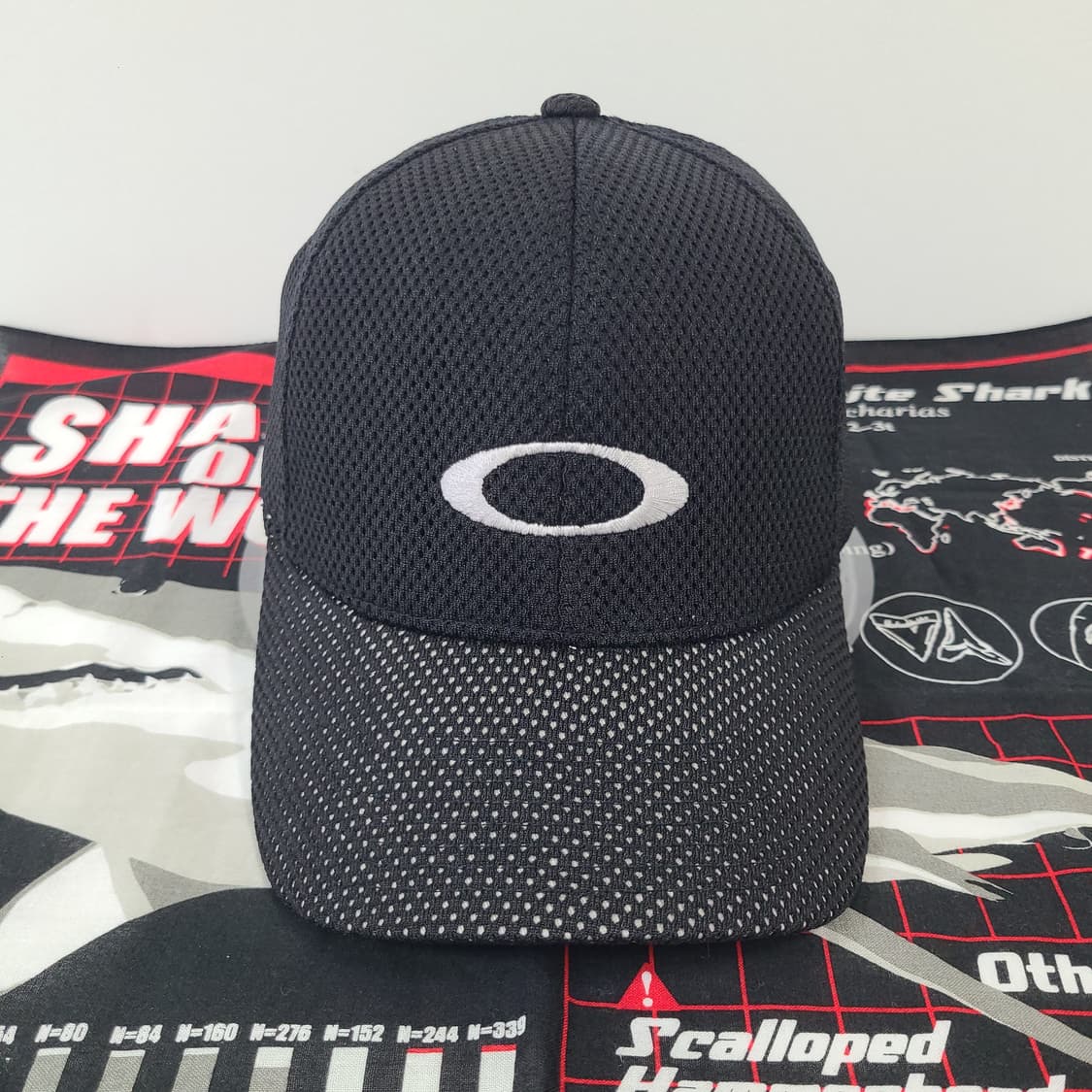 90s 빈티지 오클리 소프트웨어 블랙 나일론 메쉬캡 모자 볼캡 (대두) 상품이미지3