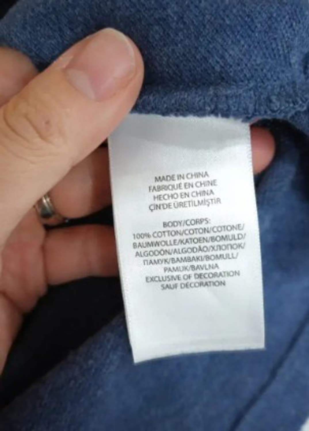 폴로 랄프로렌 보이즈 블루카라긴팔티셔츠 슬림핏 XL/TG (18-20) 상품이미지5