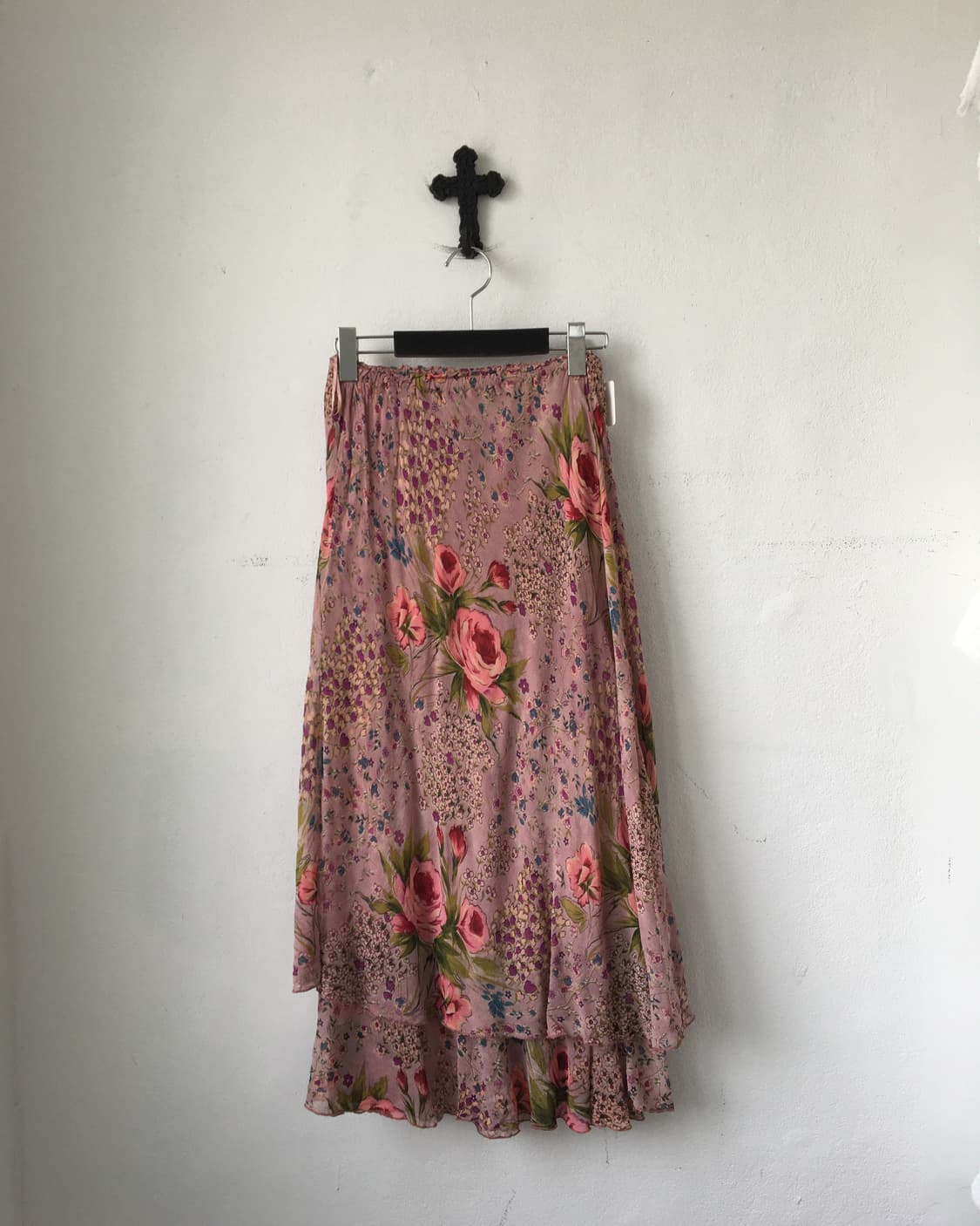 Flower pattern long skirt 상품이미지1
