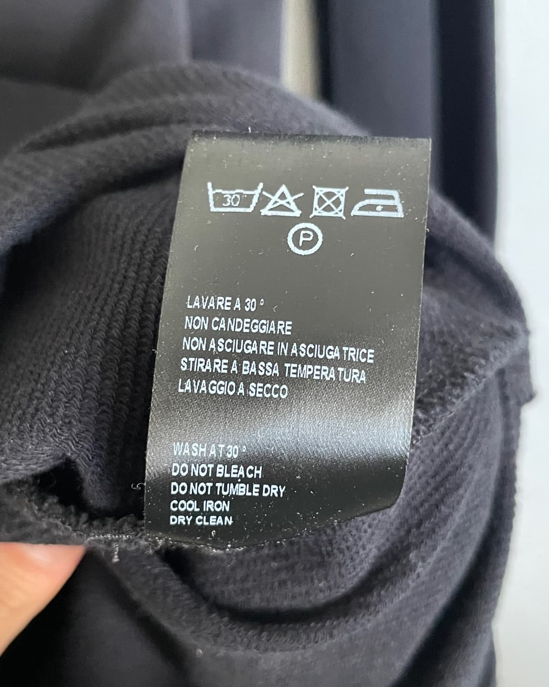 노스트라산티시마 지퍼 하이넥 레이어드 롱슬리브 상품이미지10