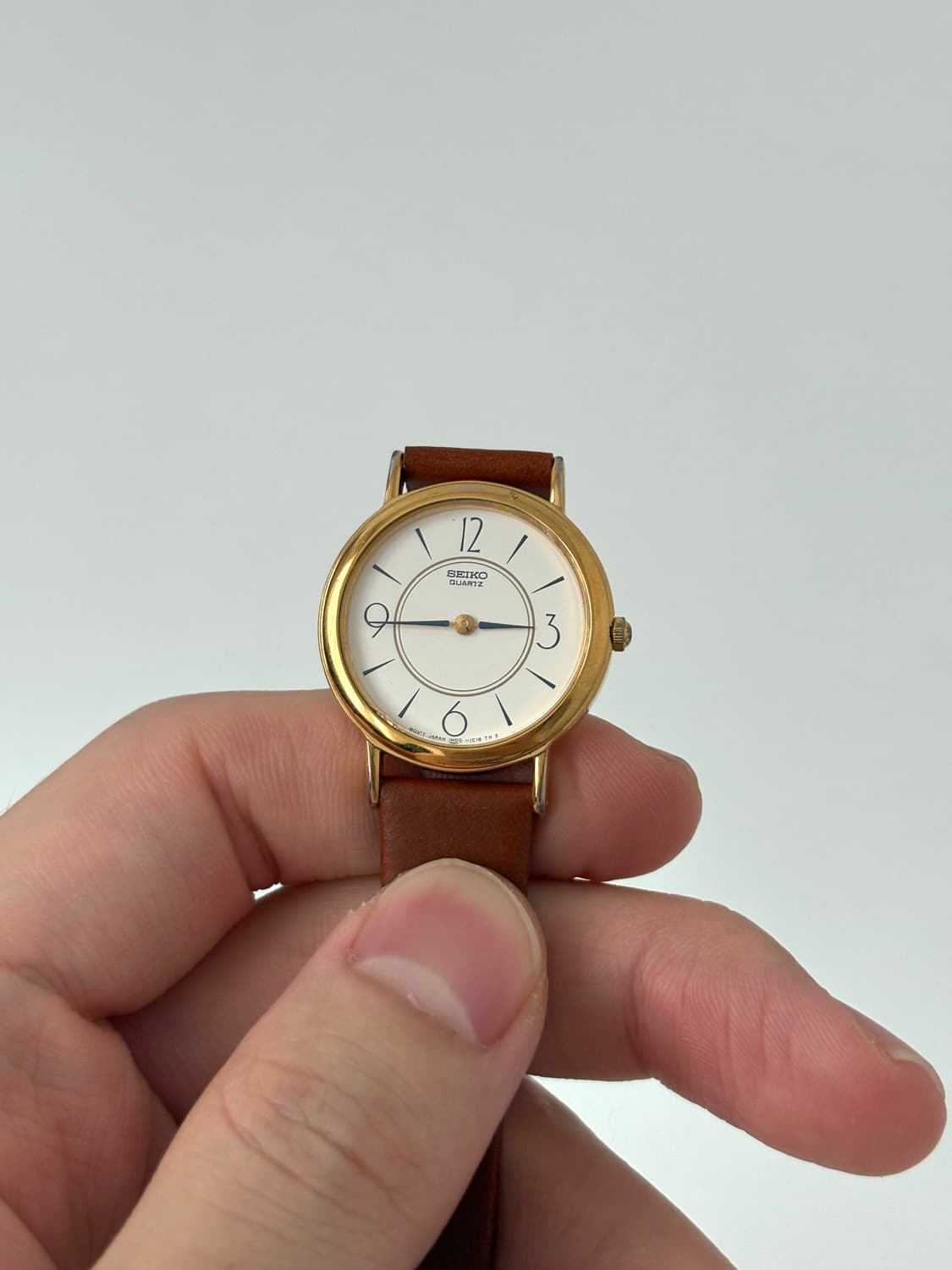 1990s White Dial Gold Ladies Quartz 상품이미지1
