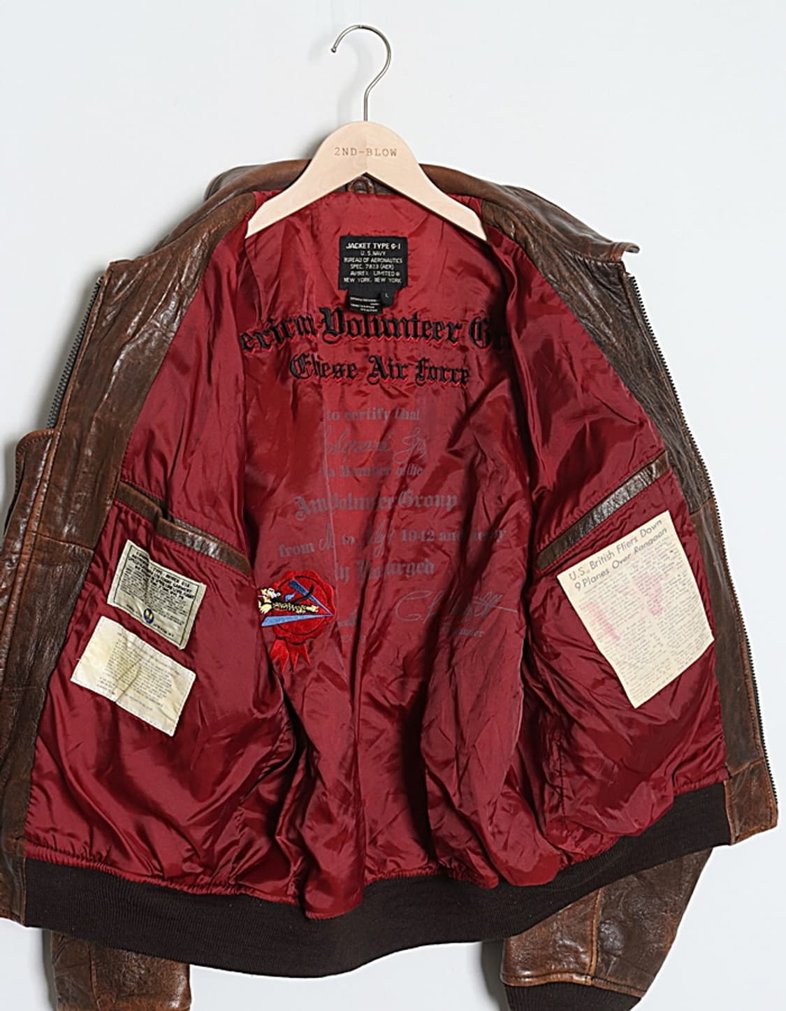 80's AVIREX G-1 Flight Jacket 상품이미지9