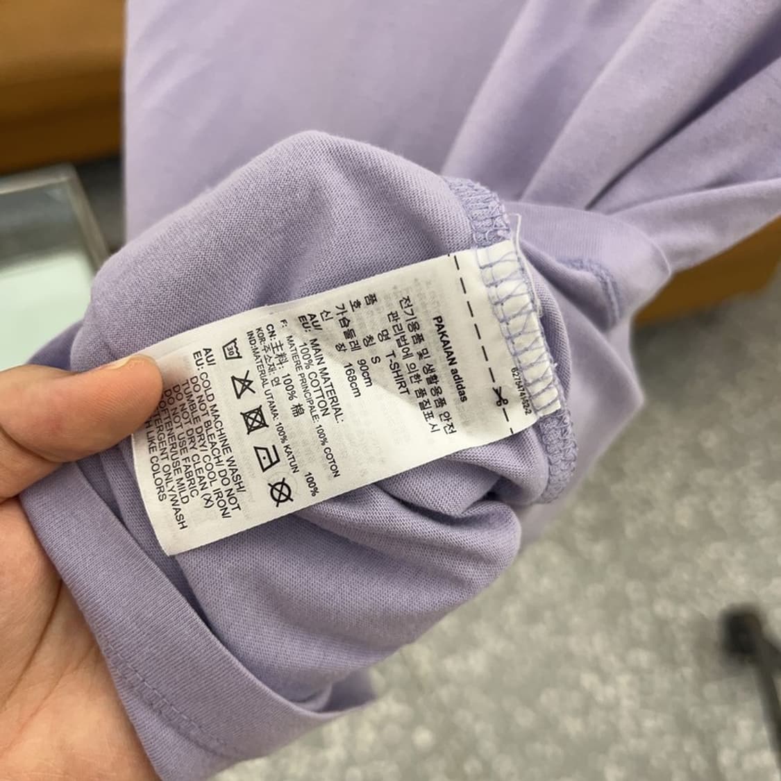 아디다스 유로파 플라워 자수 링거티 반팔티 90 C04805  상품이미지4