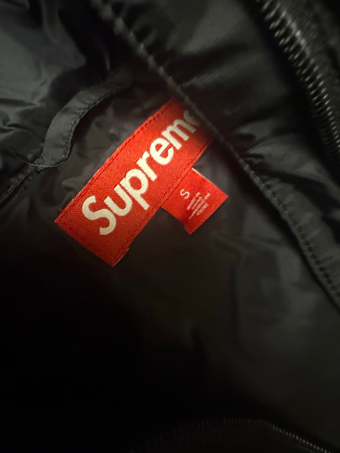 슈프림 마이크로 다운 하프 집 풀 오버 블랙 ( s 사이즈) 상품이미지3