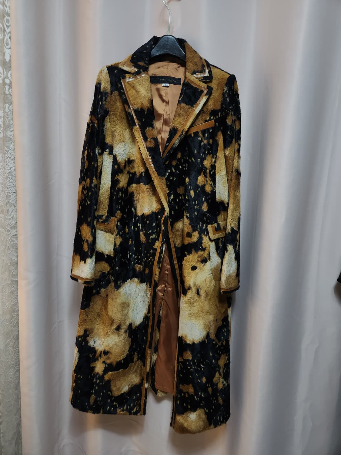 오브제 롱 코트 텍스처 패턴 상품이미지7