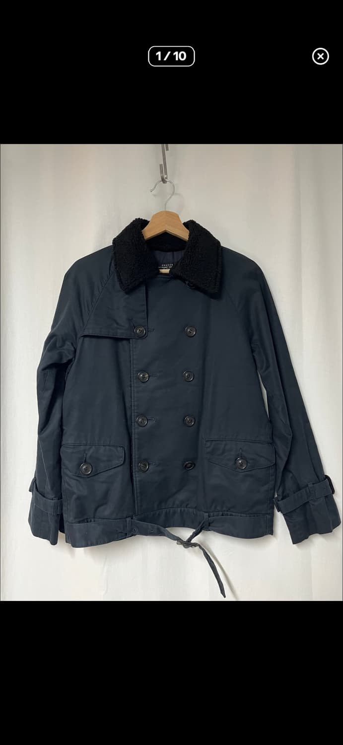 언유즈드 보아 트렌치 자켓 상품이미지1