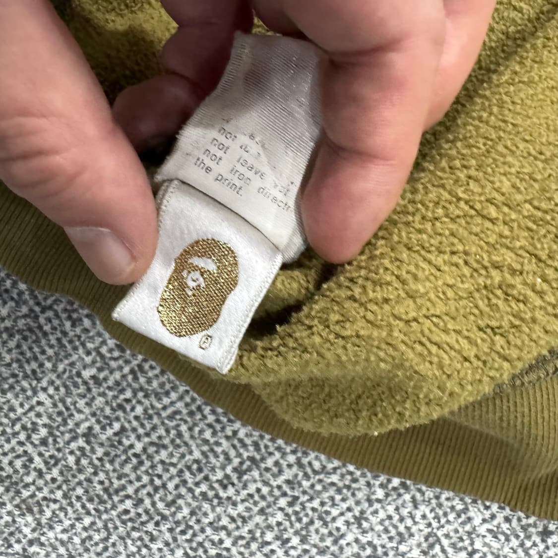 베이프 Bape 아수라 황계 블랙 카모 크루넥 맨투맨 상품이미지8