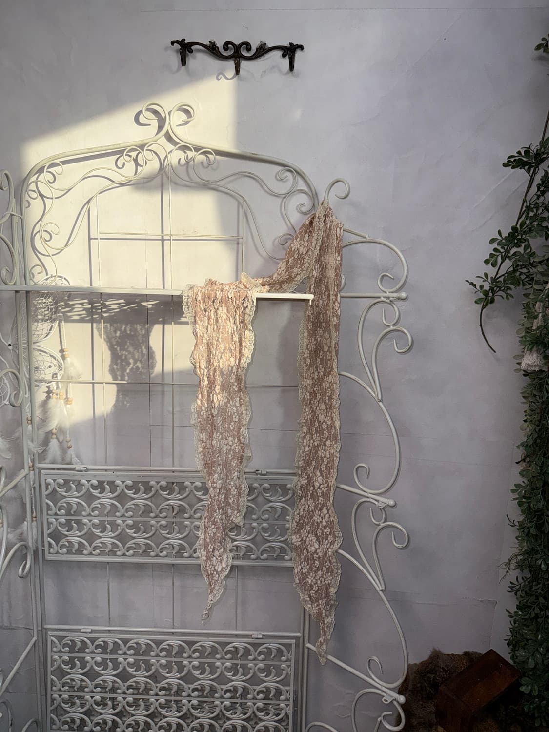 Indi pink floral lace scarf 상품이미지2