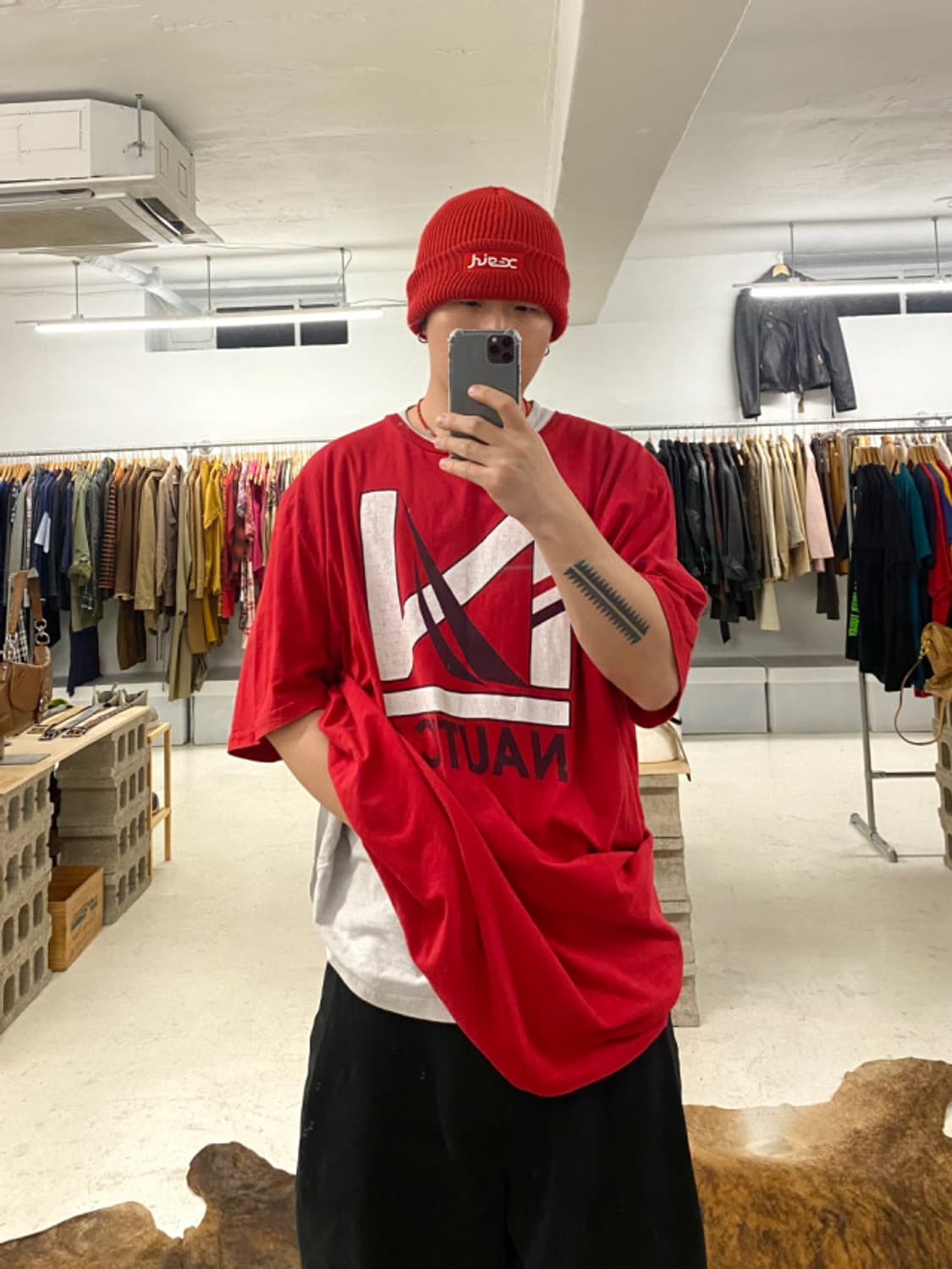 NAUTICA logo t-shirts (3XL) 노티카 티셔츠 상품이미지1