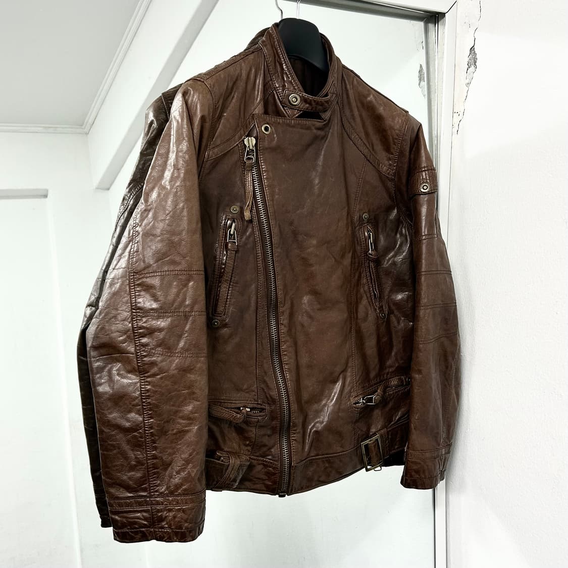 DOHC 양가죽 라이더 자켓 상품이미지4