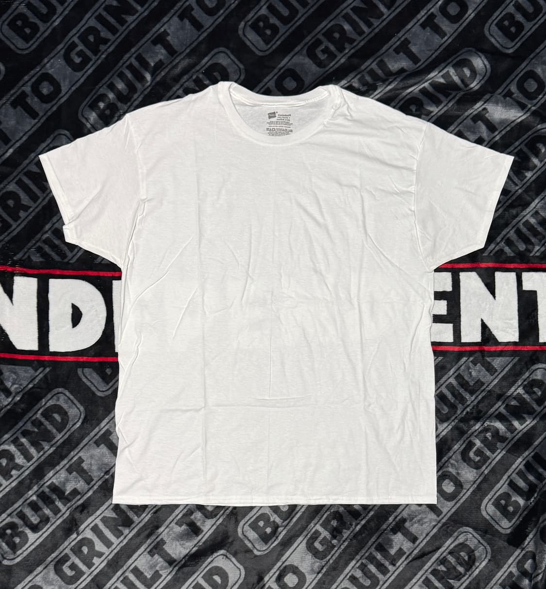 헤인즈 태그리스 숏 슬리브 티셔츠 화이트 상품이미지1