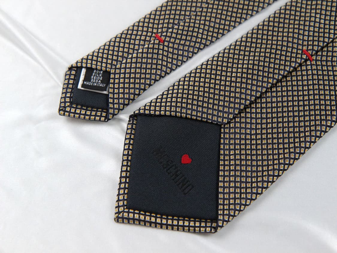 모스키노 8.2cm 미사용 S등급 신형 남자 명품 넥타이 상품이미지4
