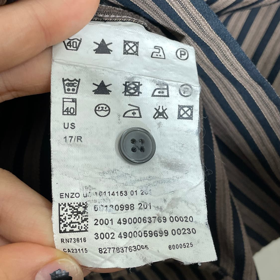 보스 스트라이프 셔츠 XL  상품이미지4