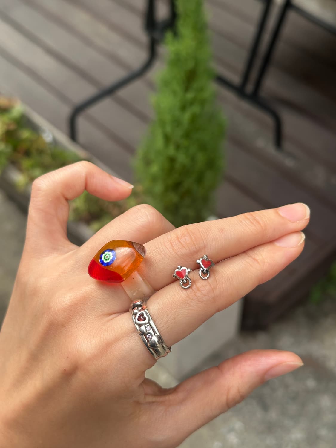 Vintage Glass Ring🧿 상품이미지2