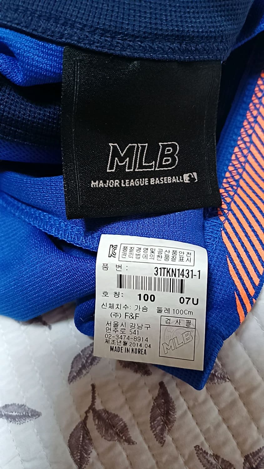 MLB LA 민소매 100 가슴52 기장69 상품이미지6
