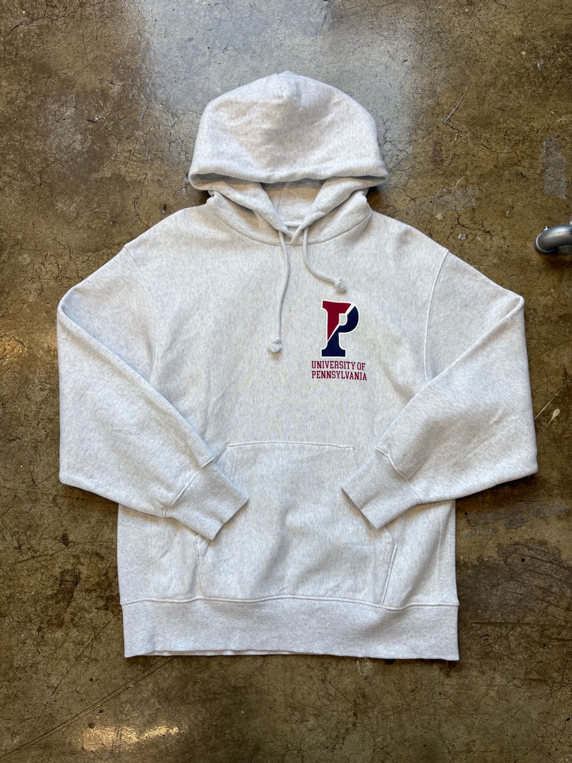 GU x 펜실베이니아 대학 멜란지 그레이 후디 상품이미지1