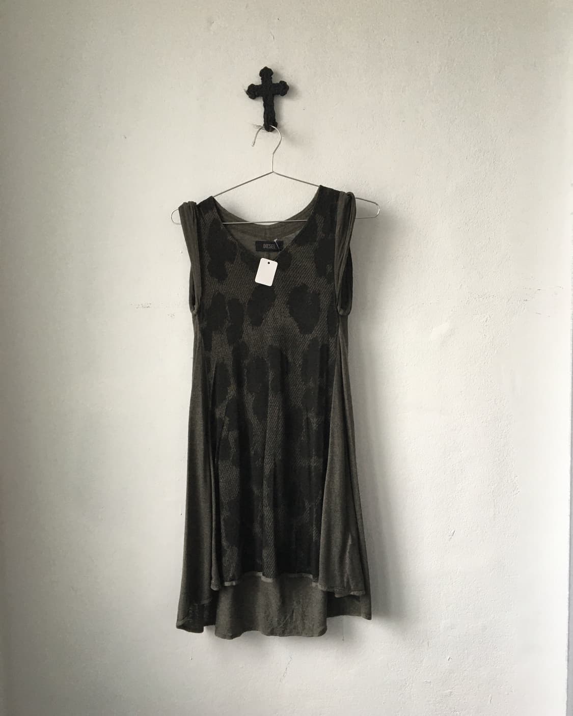 Diesel pattern unbalanced sleeveless one 상품이미지2