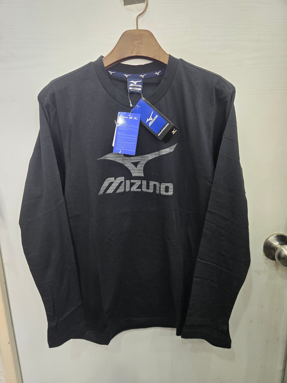 M,95,택있는 새상품)) MIZUNO 미즈노 긴팔티셔츠! 상품이미지1