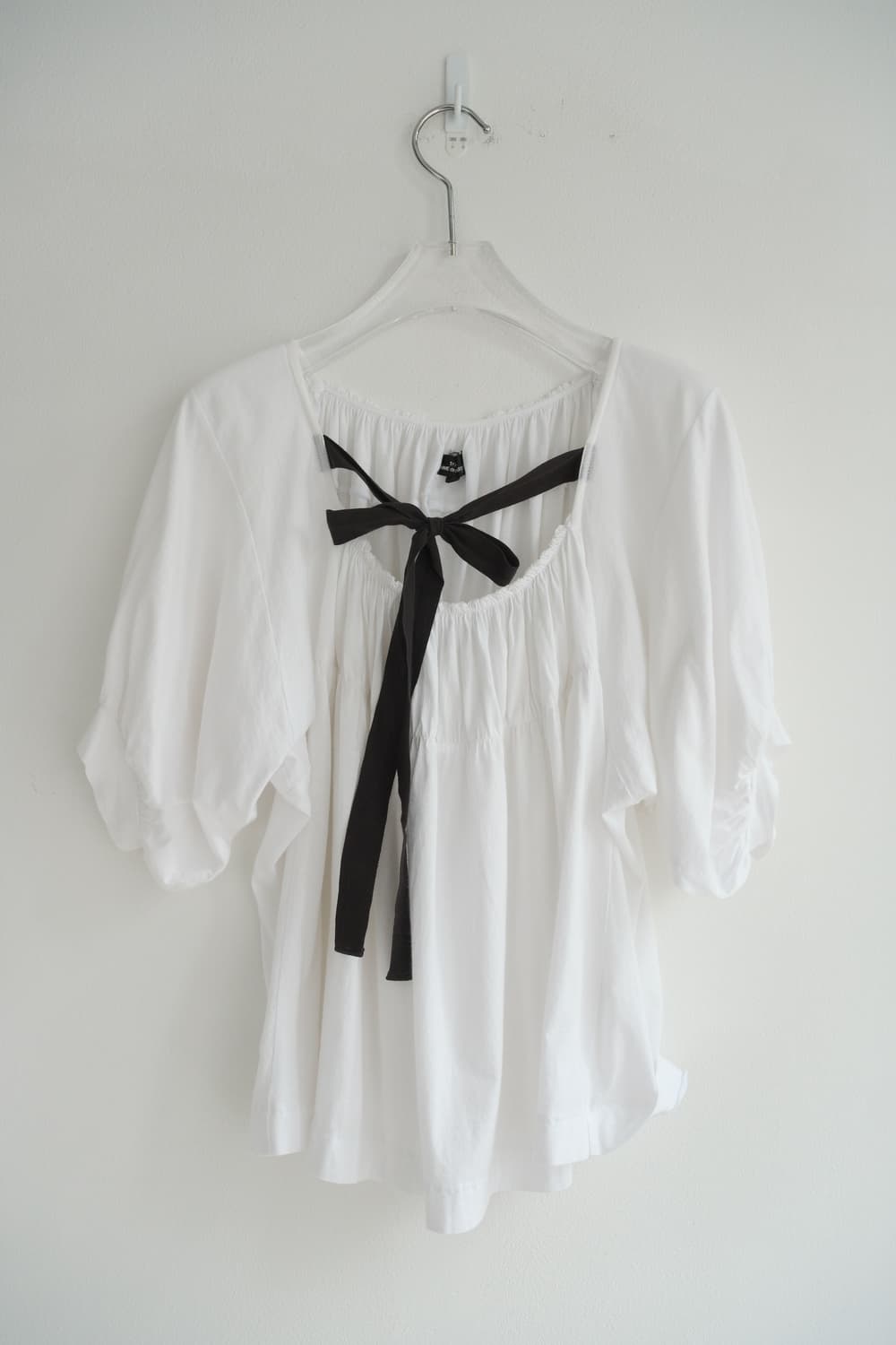 Ribbon shirring top 상품이미지3