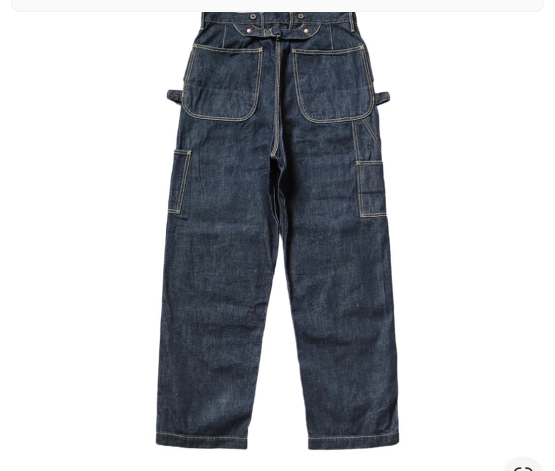 캐피탈 11.5oz 데님럼버팬츠 인디고 새상품 판매합니다. 상품이미지2