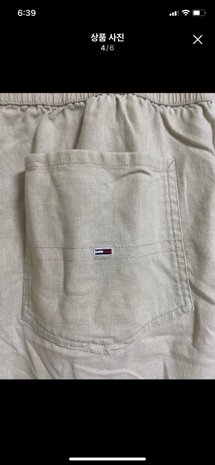 TOMMY JEANS 타미진스 린넨 하프팬츠 M사이즈 상품이미지4
