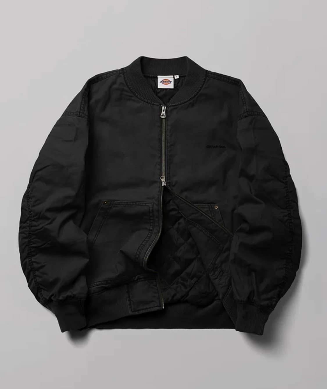 [디키즈] 가먼트 다이드 봄버 자켓 블랙 XL (데드스탁) 상품이미지6