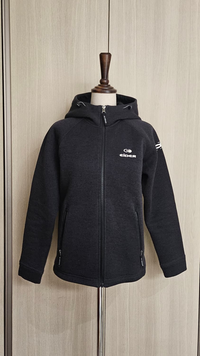 (레어템)아이더(EIDER) 여성 니트 캐주얼 플리스 기모후드 집업 M 상품이미지5