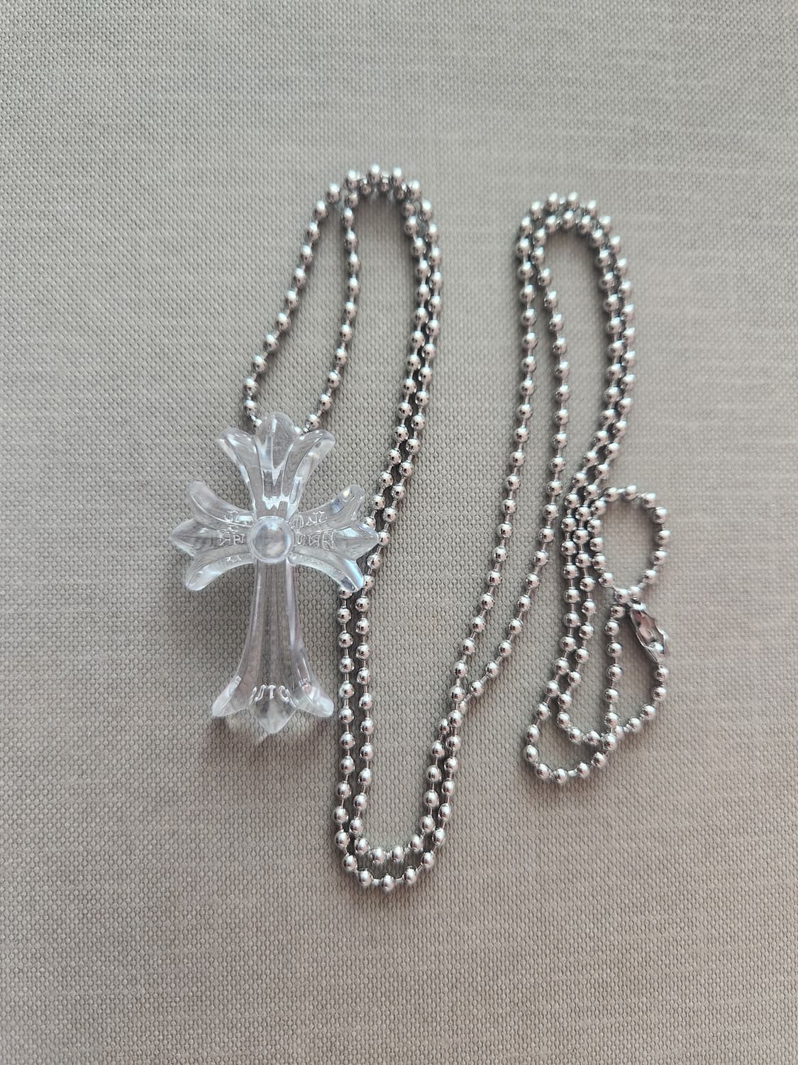 크롬하츠 아오야마 20주년 실리콘 목걸이 클리어 상품이미지4