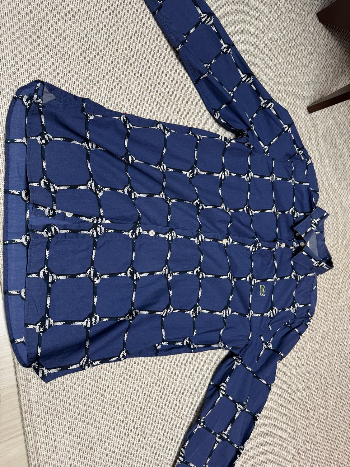 라코스테 라이브 AOP 셔츠 41사이즈 상품이미지2