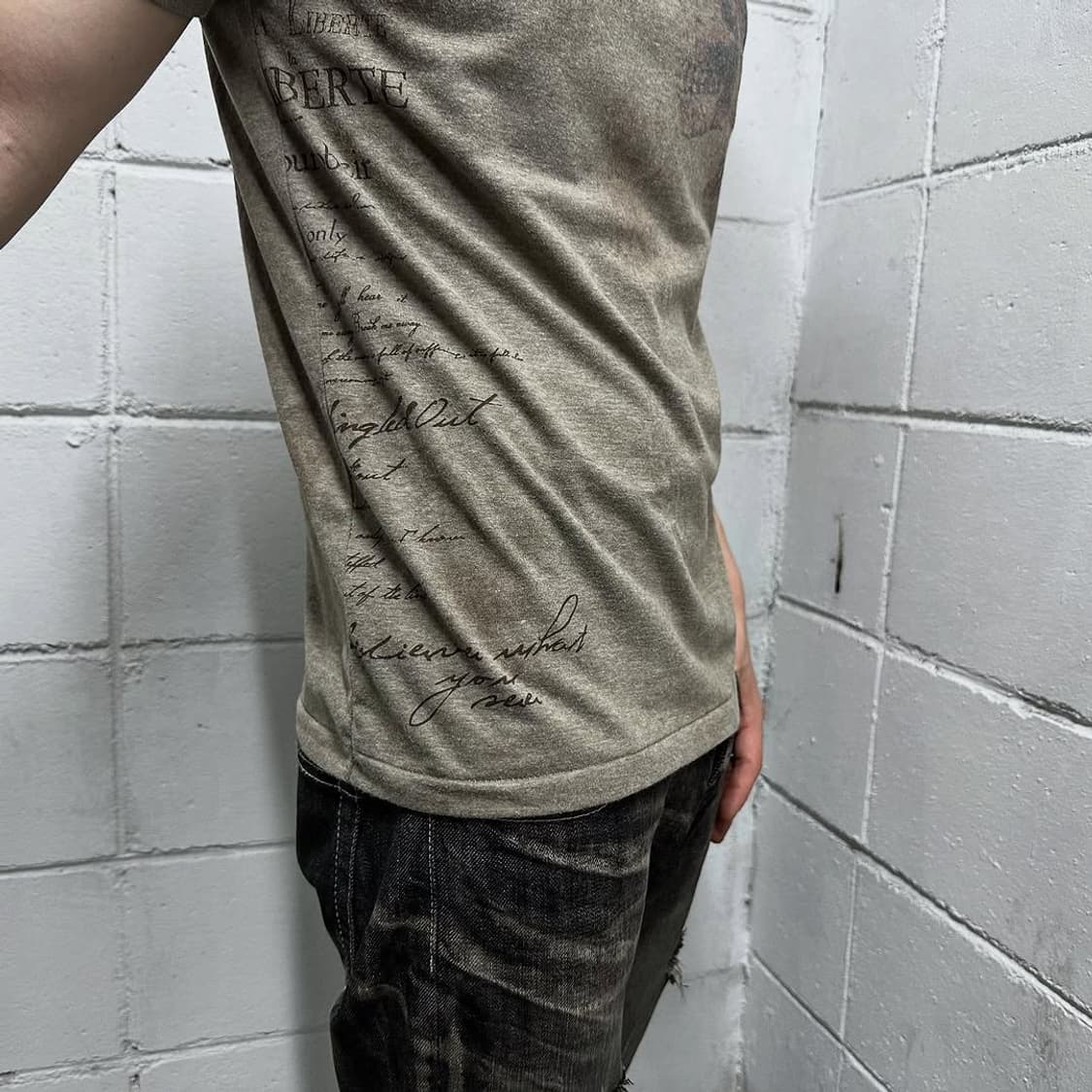 back feather printing vkei short 상품이미지4