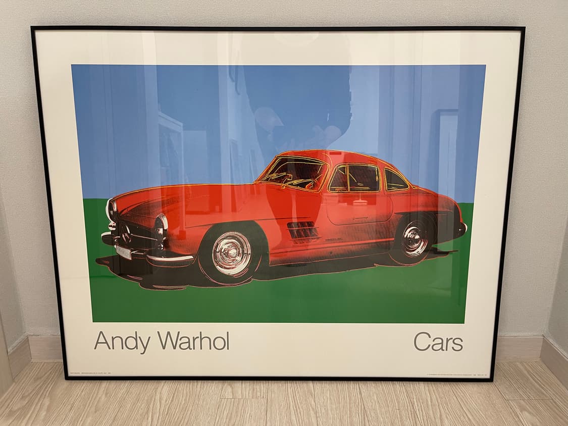 메르세데스 벤츠 x 앤디워홀 아트 포스터 AD1986 BENZ 300 상품이미지1