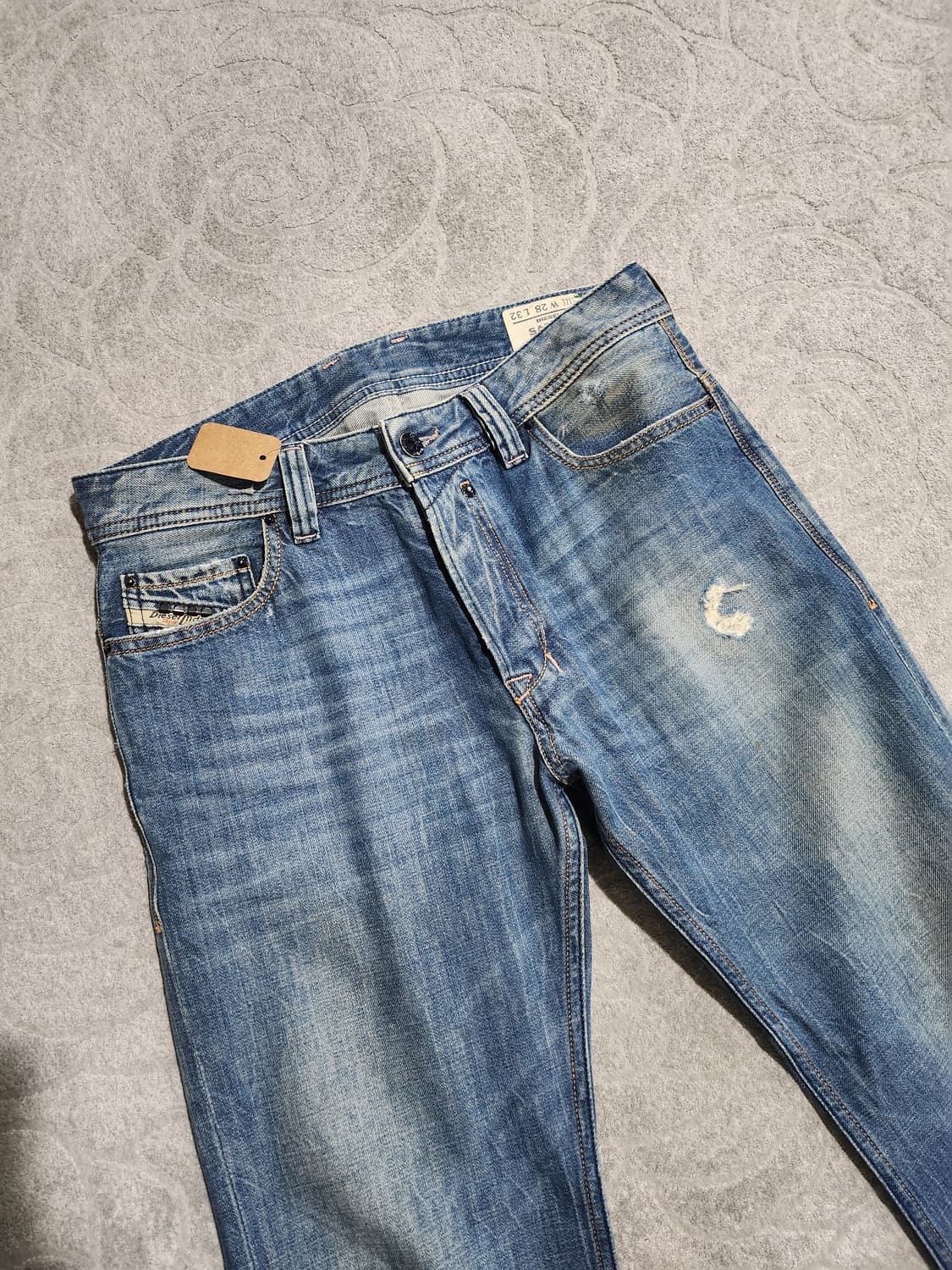 **디젤(Diesel) 빈티지 데미지 워싱 진 28 상품이미지3