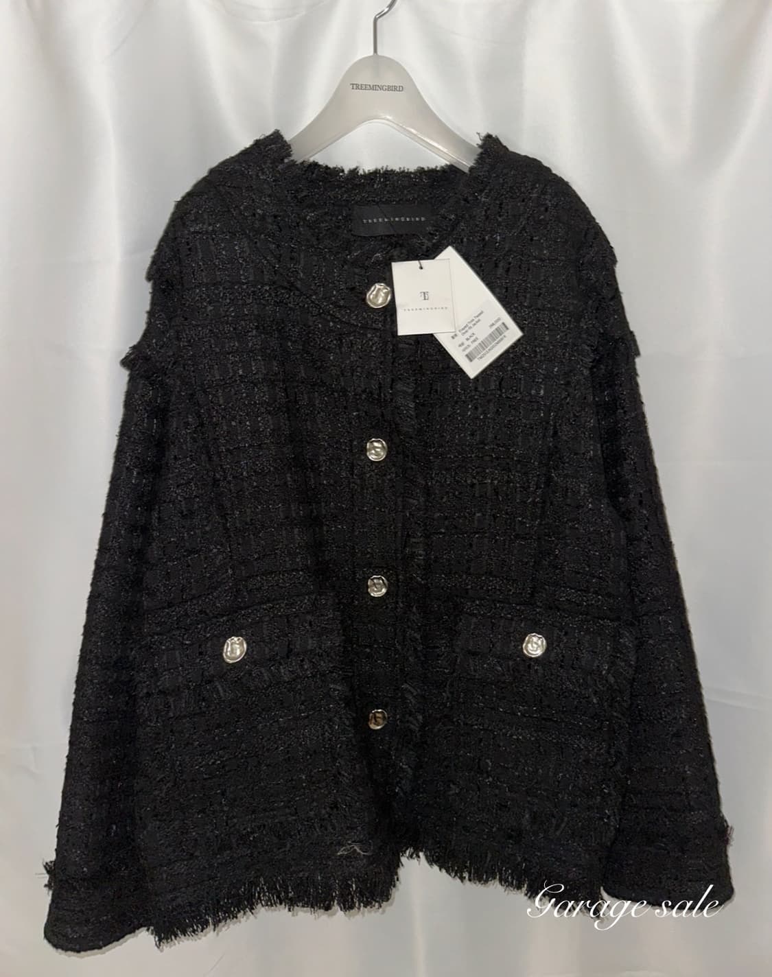 트리밍버드 Frayed Trim Tweed Over-fit Jacket 상품이미지3