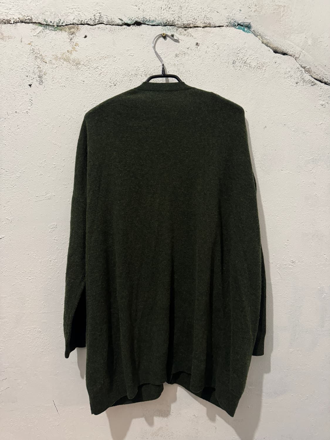 코스 다크그린 가디건 상품이미지3