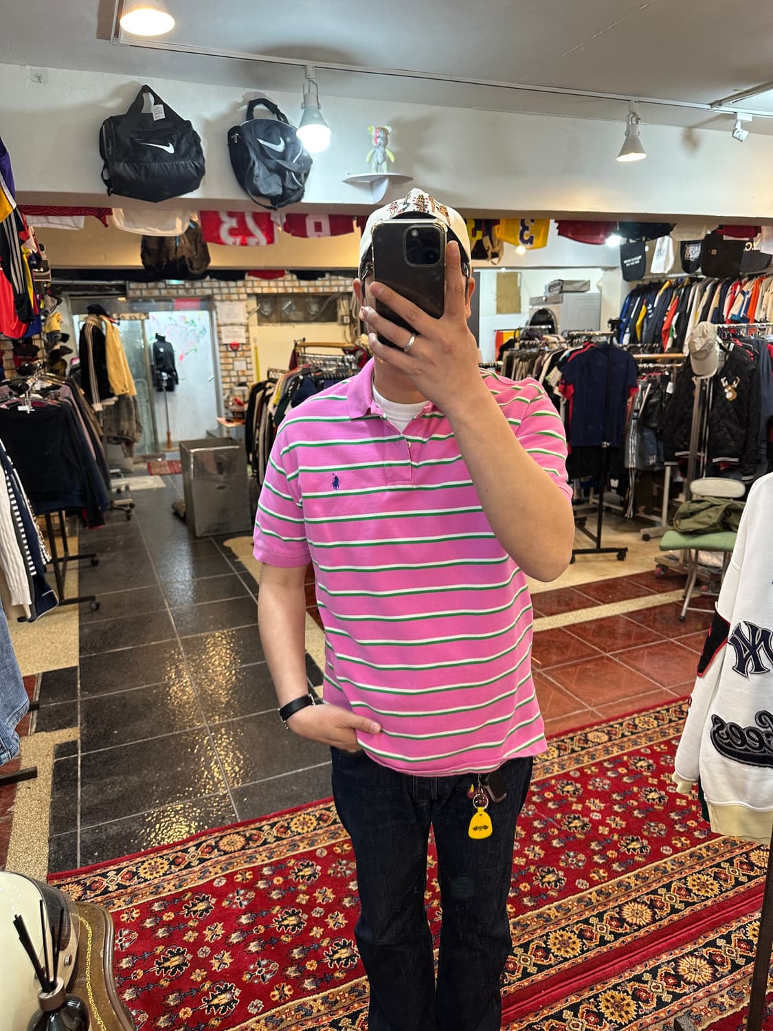 폴로 랄프로렌 커스텀핏 반팔 카라티 상품이미지1