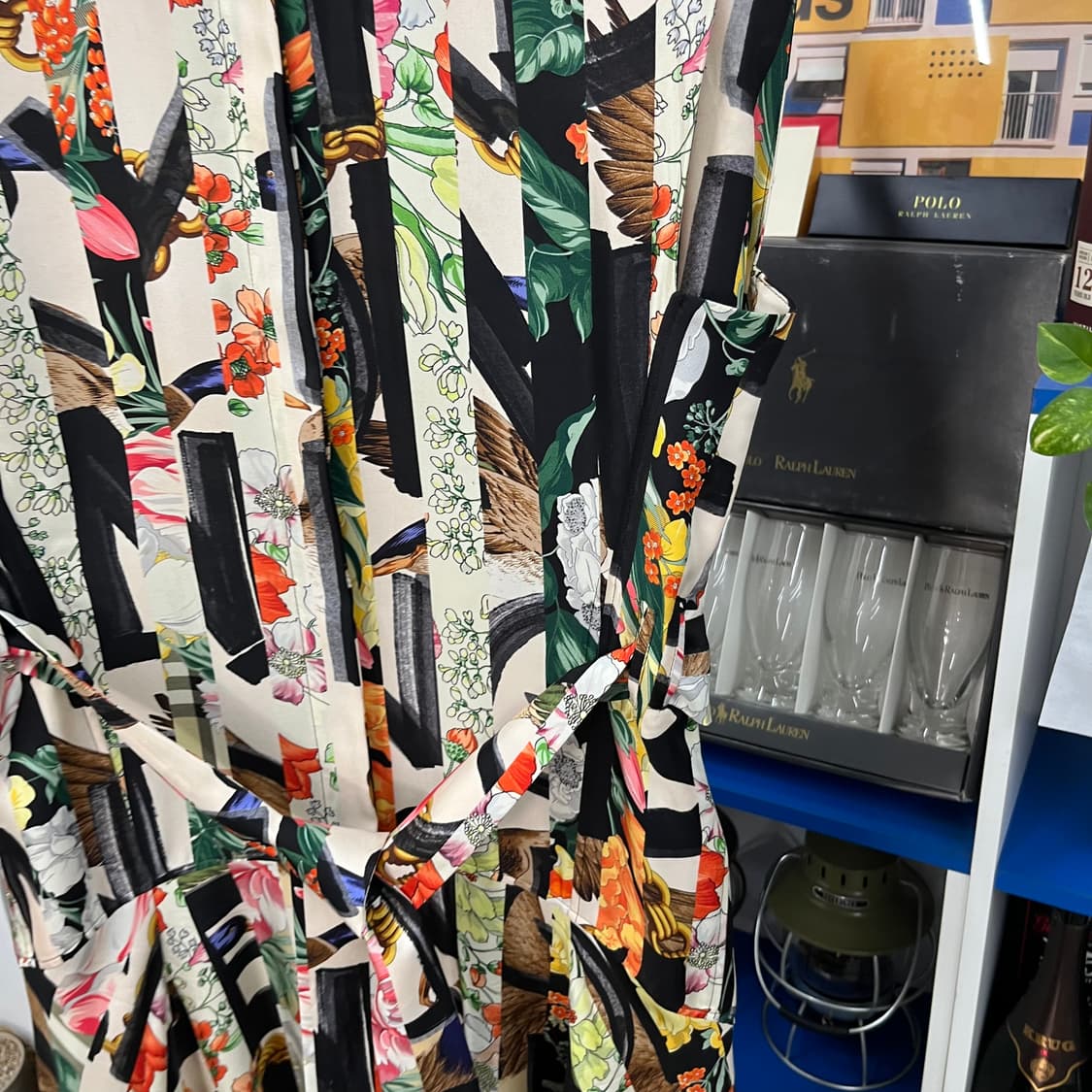 버버리 슬리브리스 실크 원피스 Uk4 상품이미지4