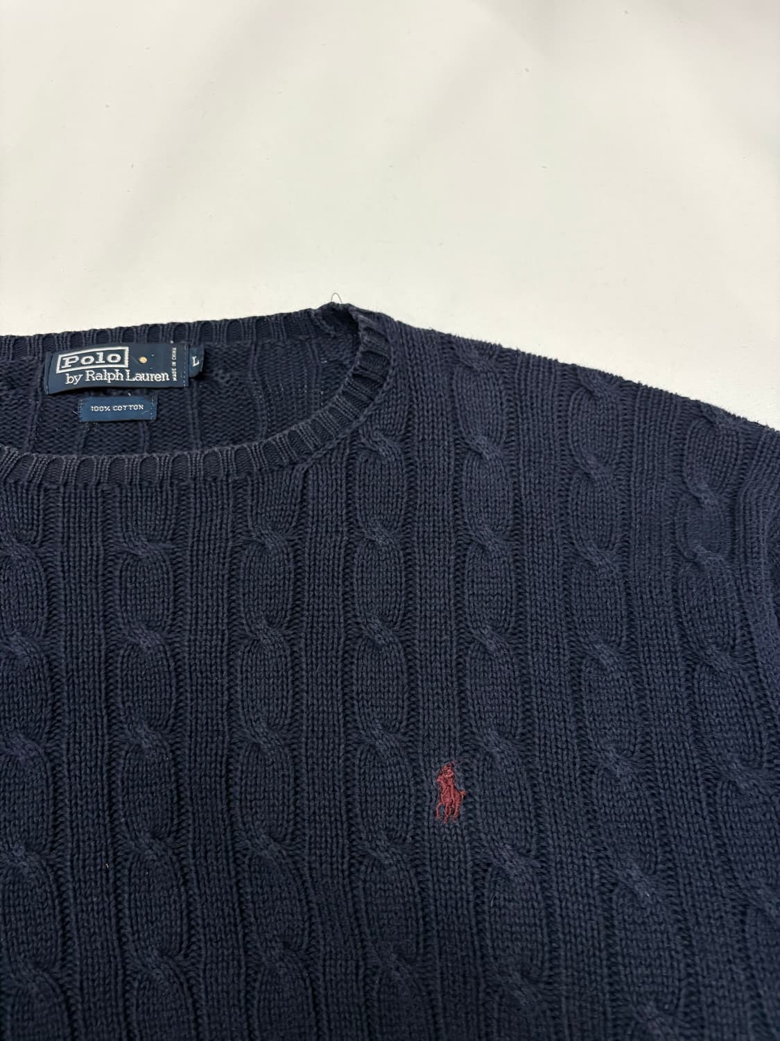 폴로랄프로렌 꽈배기 케이블 니트 상품이미지4