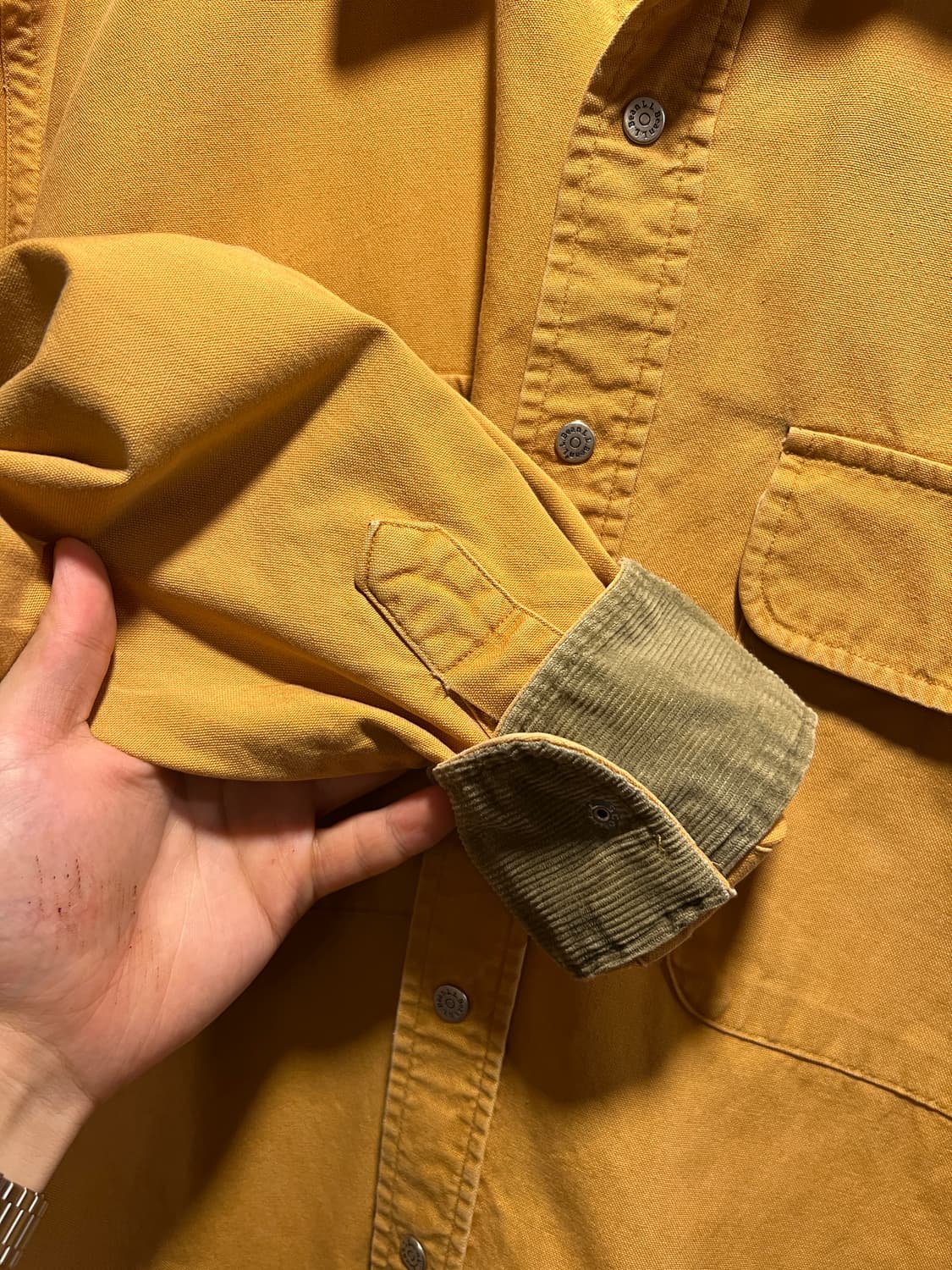 [L]90's L.L.Bean 엘엘빈 USAMade 브라운 헌팅 셔츠자켓 상품이미지5