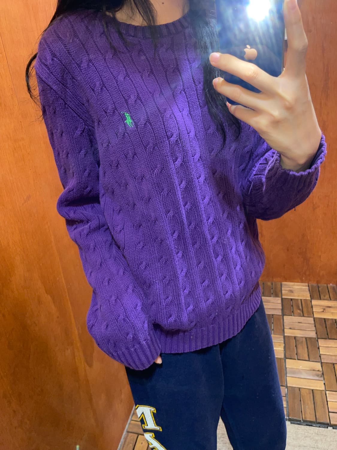 (XL) POLO 폴로 랄프로렌 스포츠 케이블 니트 상품이미지2