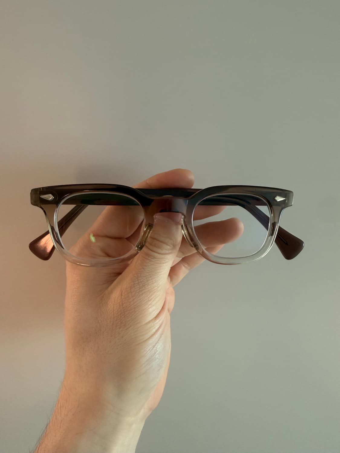 70s 아메리칸 옵티컬 브라운 44-24 상품이미지3