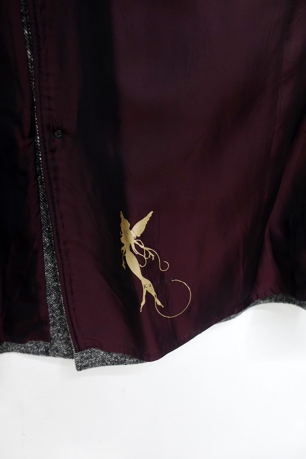 YOSHIHISA KAWAKAMI 헤링본 울 코트 상품이미지10