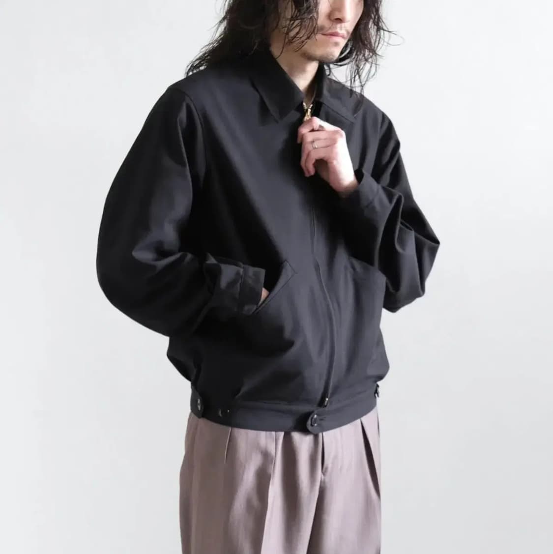 마티앤선즈 SILK MURDER JUMPER(NAVY) 상품이미지3