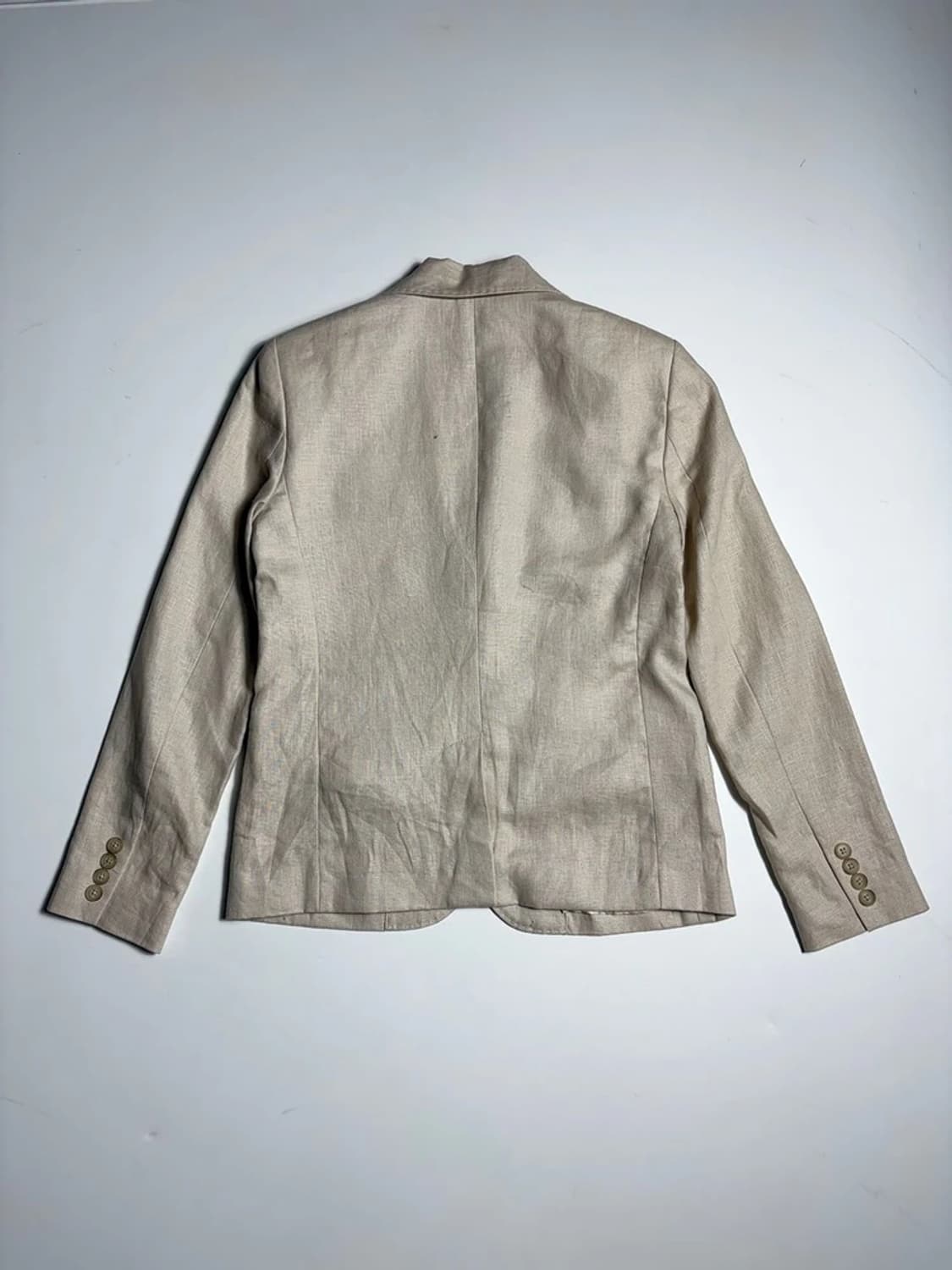 폴로 랄프로렌 베이지 투버튼 린넨 블레이저 자켓 R1741 상품이미지4